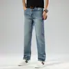 Ropa de Hombre Fengshe / 2026 Primavera y Otoño Nuevos Jeans para Hombre Elásticos Ligeros de Negocios Rectos Ajustados Pantalones de Mezclilla