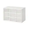 Caja de almacenamiento de cuentas de cristal, cuentas sueltas de vidrio, joyería de escritorio, cajón transparente, rejilla de cuentas, caja de material de bricolaje hecha a mano