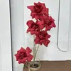 Vale Huaxi 2026 Novos Produtos Série Vermelha Novidades Série de Alta Qualidade Cerimônia de Casamento Flor Artificial para Casamento Atacado