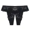 Fio Dental Sexy Tamanho Grande com Abertura no Gancho, Calcinhas Femininas Tamanho Grande, Lingerie Sedutora com Abertura no Gancho, T-Pants Transparente de Renda