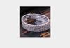 Estoque Pronto do Fabricante, Preço por Grande Quantidade, Fileira Simples, Fileira Dupla, Três Fileiras e Quatro Drenagens Diamante Elástico Branco Pulseira Corrente 888