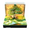 Calendario de Escultura en Papel con Temática de Árboles de Venta Caliente Transfronteriza, Regalos Creativos Culturales y Creativos, Adornos de Decoración para el Hogar, Bloc de Notas Estéreo 3D