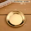 Platos redondos de acero inoxidable estilo coreano para servir, platos comerciales para restaurante, platos para barbacoa, platos para frutas y postres, platos de hueso, platos planos y platos hondos