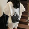 Bolso Satchél Cubo Popular de Este Año para Mujer 2025 Verano Nueva Moda Casual Simple Nicho Bolso de Hombro Único Cruzado