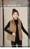 Chaleco de algodón corto y moderno para mujer, nueva colección otoño/invierno 2026, cuello alto casual, engrosado para abrigar, corte holgado