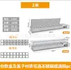 Mesa de Ensalada de Escritorio Gabinete Comercial para Conservar Frescura Gabinete Pequeño de Ensalada Mesa de Cristal para Espolvorear Pizza Vitrina Refrigerada para Postres