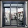 Puerta corredera de sala de estar para balcón de alta resistencia, mampara de puerta móvil, balcón cerrado, villa, aleación de titanio, magnesio y aluminio, puerta de vidrio templado