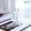 Suporte de Velas de Vidro de Cristal Escandinavo Ins Suporte de Velas de Aromaterapia Jantar Romântico à Luz de Velas Ornamento Decorativo Retro para Mesa