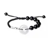 Presente de Dia dos Namorados Chinês: Não Soltem Um ao Outro - Pulseira de Corda de Prata Pura S95 para Casal, Presente para Namorado e Namorada, Estilo Chinês Moderno