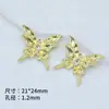 Estilo Punk Gótico Retro Colgante de Mariposa de Aleación Material para Pulsera de Cuentas DIY, Collar, Pendientes, Accesorios de Joyería
