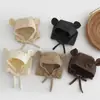 Gorro Fetal para Recién Nacido, Gorro de Preparación para Bebé, Gorro con Protección para los Oídos, Algodón Puro para Bebé, Gorro Pullover con Cordones Lindo y Súper Lindo, Estilo para Todo el Año