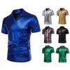 Camiseta de Solapa Talla Grande Verano 2025 Amazon para Hombre Diseño Bronceado Camiseta de Manga Corta con Solapa Polo para Hombre Transfronterizo
