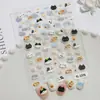 Lindas Pegatinas para Uñas de Animalitos 5D en Relieve Estéreo Infantiles Lindos Animales Pegatinas DIY para Uñas Joyería Estilo Yl