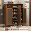 Porta de armário de sapatos doméstico interno simples sapateira multicamadas artefato de armazenamento para casa economia de espaço dormitório casa de aluguel