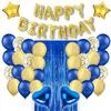 Paquete de Globos de Película de Aluminio Amazon Transfronterizo Decoración de Fiesta Set de Letras Globo de Cumpleaños de Papel de Aluminio Venta al por Mayor