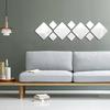 Fabricante de Pegatinas de Espejo Acrílico para Pared Simple y Creativo Adhesivo sin Marco para Entrada, Pasillo, Decoración de Escaleras Decoración del Hogar