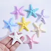 Colgante de Resina de Estrella de Mar Multicolor de Verano Accesorios para Joyería DIY Collar Bolsa de Teléfono Llavero Encanto Decorativa