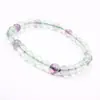 Pulsera de Cristal Natural, Simple de un Solo Círculo con Cuentas Redondas Joyería Transfronteriza, Joyería Estilo Pareja de Ágata Roja, Pulseras de Cristal para la Mano
