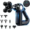 Pistola de Massagem Fascial Triângulo Mini Mini Portátil Relaxador Muscular Elétrico Fitness Conversor de Frequência Multi-Velocidade Massageador