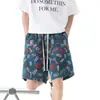 Shorts americanos masculinos de verão para basquete calças de cinco pontos adolescentes tamanho grande marca da moda soltos casuais calças esportivas de praia