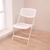 Cadeira de jantar doméstica cadeira de jantar de plástico portátil cadeira de treinamento cadeira de conferência cadeira de equipe cadeira dobrável em estoque fornecimento direto