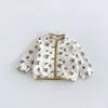 Chaqueta de forro polar para niño 2026 otoño e invierno linda estampado de dibujos animados top para bebé niños ropa de invierno zdw6560