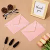 Envelopes Coloridos de Alta Qualidade com Estampagem Dourada, Papel de Carta Personalizado, Cartões de Cumprimentos, Impressão em Relevo, Logotipo, Cartões Postais, Conjuntos de Convites