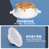 Downlight LED Ultra Fino Anti-Reflexo com Bordas Estreitas, Embutido para Corredores, Teto Ultra Fino Sem Luz Principal, Luminária de Teto Embutida para Corredor de Loja