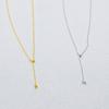 Colar Universal de Prata de Lei S925 Banhado a Ouro Caixa Feito à Mão DIY Colar de Platina O-shaped Contas Ajustável Pulseira com Agulha