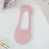 Meias de verão para meninas mulheres japonesas são meias invisíveis tipo barco antiderrapantes meias rosa fofas meias de algodão de boca baixa finas