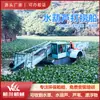 Barco de Rescate de Jacinto de Agua de Cadena Doble Grande, Barco de Limpieza de Jacinto de Agua Totalmente Automático, Barco de Cosecha de Pastos Acuáticos