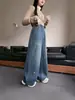 Jeans para Niña 2026 Primavera y Otoño Nuevo Estilo Para Niños Medianos y Grandes Calientes Estrella de Pedrería Pantalones de Pierna Ancha Niñas Sueltos Casuales Pantalones Largos hasta el Suelo