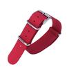 OTAN OTAN pulseira de nylon estendida de nylon 20mm pulseira de relógio de lona fivela de três laços pulseira versa respirável