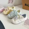 Nuevos mocasines estilo coreano para estudiantes, suela gruesa, que aumentan la altura, transpirables, zapatos casuales para mujer 88-75155