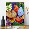 Época de verano pintura al óleo digital DIY acrílico relleno pintado a mano ilustración hecha a mano departamento de descompresión pintura al óleo