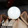 Contas Redondas de Pedra da Lua Branca Natural Contas Soltas Pulseira de Cristal Pulseira Multipedras com Contas Luz da Lua Branca Acessórios de Joalheria com Miçangas DIY