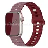 Para Banda de Apple Watch iwatch Color Único y Doble Hebilla de Rayo de Silicona Correa Ultra applewatch 1-8