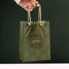 Bolsas de Papel Kraft para Navidad, Comercio Exterior, Regalos de Cumpleaños, Bolsas de Compras, Bebidas, Café, Horneado, Bolsas de Empaque para Llevar, Se Pueden Imprimir con Logo