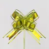 50 Flores de Tirar Mariposa Mate, Flores de Tirar con Cinta Grande para Navidad, Pascua y San Valentín, Lazos de Mariposa de Organza Transfronterizos