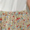 Calça de Algodão com Estampa Floral para Casa, Nova Calça Casual Solta de Verão, Calça de Gaze de Camada Dupla com Bolso Confortável e Respirável para Caminhada