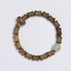 Sândalo Verde Bambu Articulado DIY Pulseira Noite Eterna Rosário Masculino e Feminino Ornamentos Pulseira Joias Fabricante Atacado