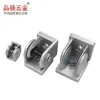Perfil de Aluminio Bisagra Móvil 30304040 Conector Aleación de Zinc Escuadra de Esquina Bisagra Cualquier Ángulo