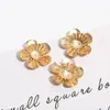 Fornecimento direto da fábrica Mu Ma acessórios para joias DIY headdress Xiuhe acessórios para grampo de cabelo Hanfu suporte de flor de cinco pétalas fosco