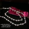 Collar de Gemas con Espinas Irregulares Brillantes Diseñador Chapado en Oro de 18K Hueso Zircón Gargantilla Pulsera