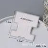 Conejito Puede Colgar Pinzas Pequeñas para Uñas Posición de 10 Agujeros Tarjeta de Cartulina para Accesorios para el Cabello Pinza Redonda para el Cabello Tarjeta Hecha a Mano DIY Empaque de Accesorio para el Cabello