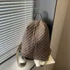 Mochila de gran capacidad casual de alta gama transfronteriza, nueva moda otoño 2026 mochila de viaje para el trabajo con estampado de diamantes