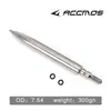 La nueva flecha de acero inoxidable Storm Arrow del fabricante viene con doble anillo de goma firmemente instalado y doble hebilla de tarjeta
