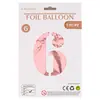 Globos de Número de 32 pulgadas Empaquetados Individualmente en OPP Decoración de Atmósfera Festiva para Fiesta de Primer Cumpleaños Letrero de Número Inflable