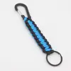 Llavero de Supervivencia al Aire Libre Llavero Trenzado de Paracord Anillo Llavero Colgante de Paracord Llavero de Paracord