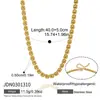 Accesorios de Collar Wanxing Estilo Europeo y Americano para Mujer, Collares de Acero Inoxidable Oro 18K, Collares Ins Transfronterizos, Productos de Nicho de Lujo Ligero, Al por Mayor en Stock